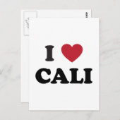I Heart Cali Colombia Briefkaart (Voorkant / Achterkant)