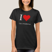 I Heart California blk T-Shirt femmes (Devant)