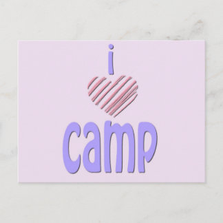 I Heart Camp Briefkaart