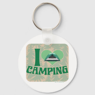 I Heart Camping Sleutelhanger