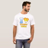 I Heart Candy Corn T-shirt (Voorkant volledig)