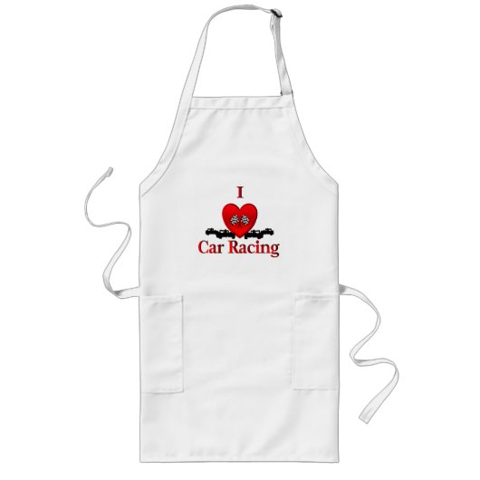 I Heart Car Racing Schort (Voorkant)