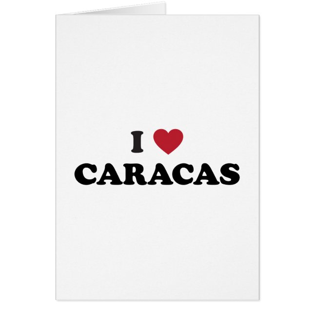 I Heart Caracas Venezuela (Voorkant)