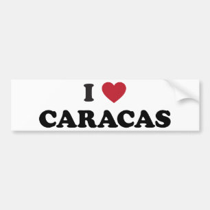 I Heart Caracas Venezuela Bumpersticker