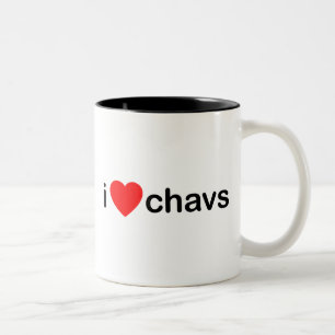 I Heart Chavs Tweekleurige Koffiemok