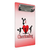 I Heart Cheerlead Mini Klembord (Schuin)