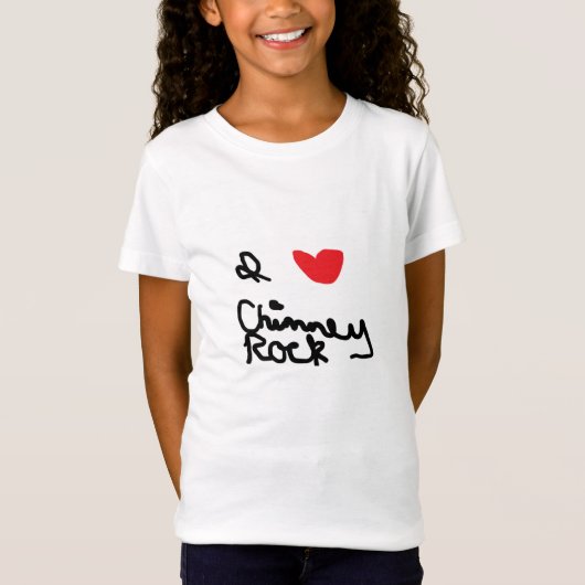 I HEART Chimney Rock T-shirt (Voorkant)