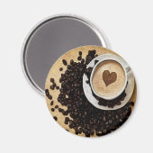 I Heart Coffee Magneet (Voorkant / Achterkant)