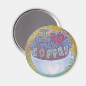 I Heart Coffee Magnet (Recto/Verso)