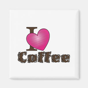 "I Heart Coffee" Magnet Magneet