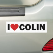 I HEART COLIN BUMPERSTICKER (Op auto)