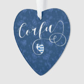 I Heart Corfu, drapeau grec, Kerkyra (devant)