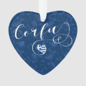 I Heart Corfu, drapeau grec, Kerkyra (devant)