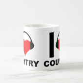 I Heart Country Funny Mug (Centre)