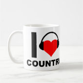 I Heart Country Funny Mug (Gauche)