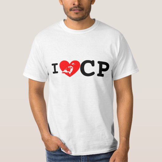 I Heart CP Light BG T-shirt (Voorkant)