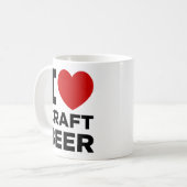 I Heart Craft Beer Mugs (Devant gauche)