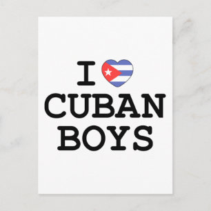 I Heart Cuban Boys Briefkaart