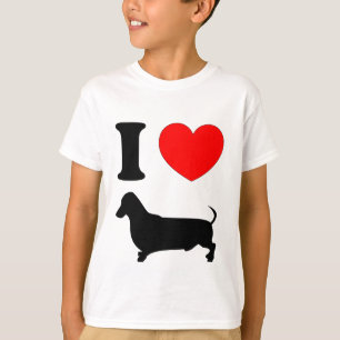 I Heart Dachshund T-shirt