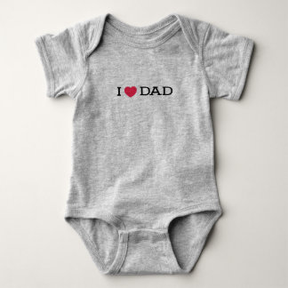 I HEART DAD Baby One Piece Romper