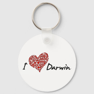 I Heart Darwin Sleutelhanger