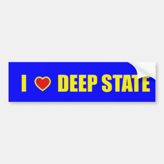 I Heart Deep State Bumpersticker