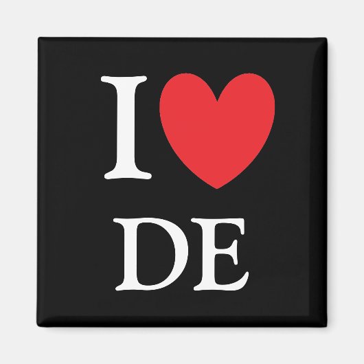 I Heart Delaware Magnet (Devant)