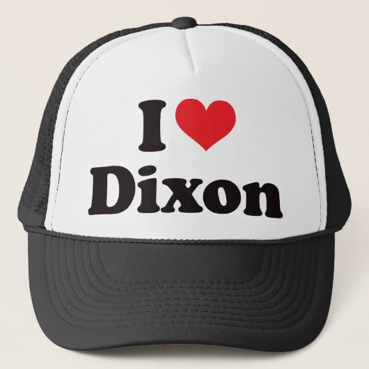 I Heart Dixon Trucker Pet (Voorkant)