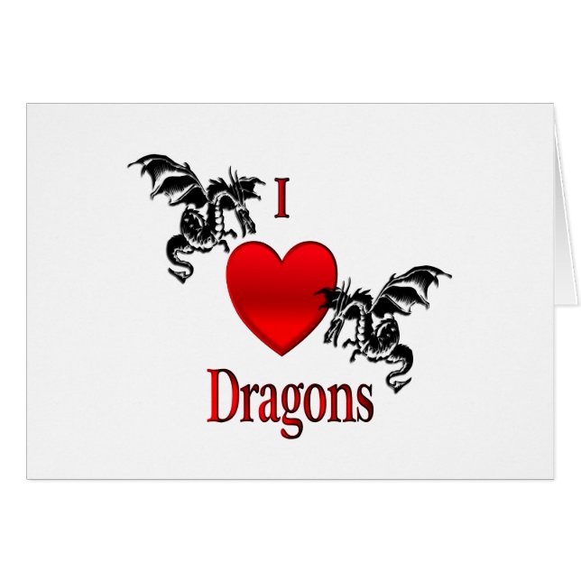 I Heart Dragons (Voorkant Horizontaal)