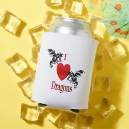 I Heart Dragons Blikjeskoeler
