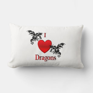 I Heart Dragons Kussen