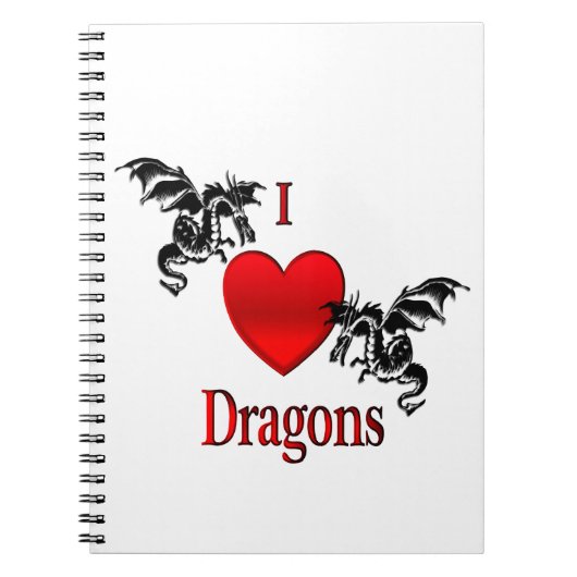 I Heart Dragons Notitieboek (Voorkant)