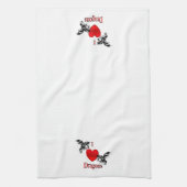 I Heart Dragons Theedoek (Verticaal)