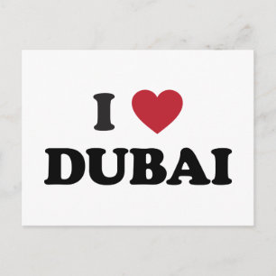 I Heart Dubai United Arab Emirates Briefkaart