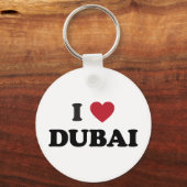 I Heart Dubai United Arab Emirates Sleutelhanger (Voorkant)