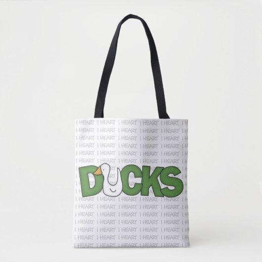 I Heart Ducks Draagtas (Voorkant)
