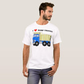 I HEART DUMP TRUCKS T-SHIRT (Voorkant volledig)