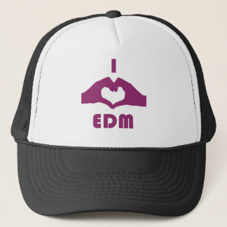 I Heart EDM Trucker Pet