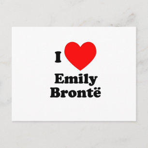 I Heart Emily Bronte Briefkaart