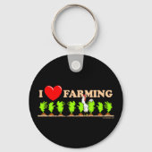 I Heart Farming Sleutelhanger (Voorkant)
