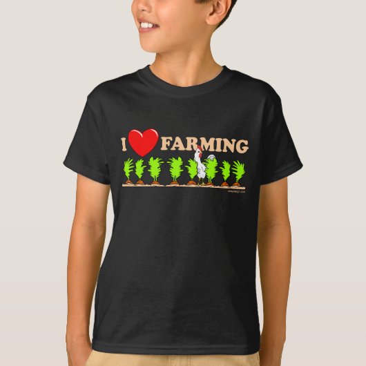 I Heart Farming T-shirt (Voorkant)