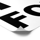 I Heart Folk Funny Poster (Coin)