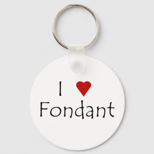I Heart Fondant Sleutelhanger