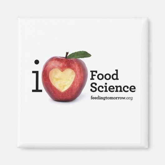 "I Heart Food Science" magneet (Voorkant)