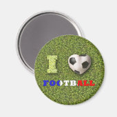 I Heart Football France - Magnet (Recto/Verso)