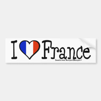 I HEART FRANKRIJK BUMPERSTICKER