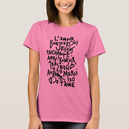 I HEART FRENCH T-SHIRT (Voorkant)