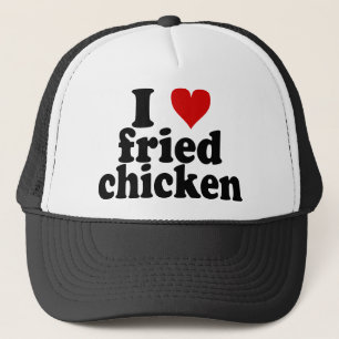 I Heart Fried Chicken Trucker Pet