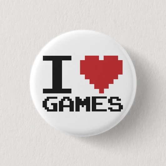 I Heart Games Button (Voorkant)
