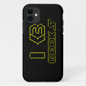I Heart Geeks ASCII ART Case-Mate iPhone Case (Achterkant)